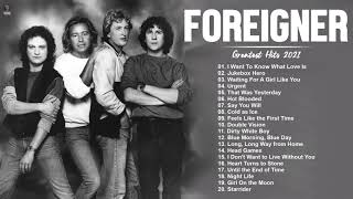 Foreigner Greatest Hits Full Album  Best Songs Of Foreigner Playlist 2021 [upl. by Cotterell]