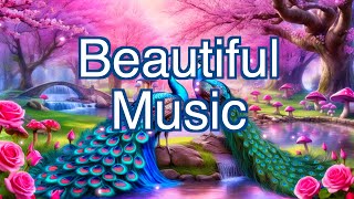 Calm Music amp Ambience  Imagination and Fantasy Worlds  Cherry blossoms  Peacocks [upl. by Gerhan]