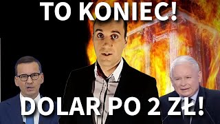 Czy kupić dolary Kurs dolara po 3 zł To Szok po decyzji NBP Zapaść Dolara Funta EUR [upl. by Lanoil323]