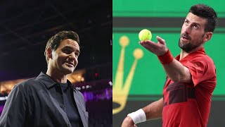 Novak Djokovic drags up Roger Federer comment after reaching Shanghai Masters final  Tennis News [upl. by Sybley]