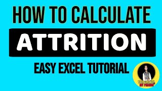 How to calculate attrition in BPO  Attrition Formula Excel Tutorial [upl. by Phyl923]