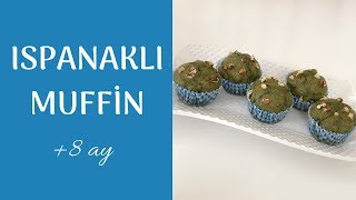 BEBEKLERE ISPANAKLI KEK TARİFİ  ISPANAKLI MUFFİN  BEBEKLERE ATIŞTIRMALIK TARİFİ [upl. by Danica]