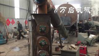 2017 rotary coconut shellhusk continuous carbonization furnace carbonization kiln [upl. by Broida]