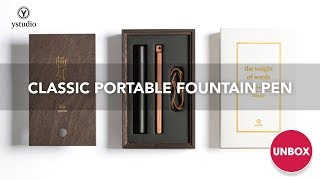 YStudio Classic Portable Fountain Pen Review and Writing Sample [upl. by Imekawulo]