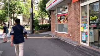 Walking from REF Kyoto Hachijoguchi by VESSEL HOTELS to Kyoto Avanti Japan [upl. by Monto]