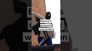 Banksys latest artwork was stolen [upl. by Dobbins]