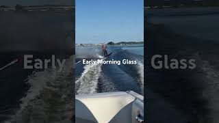 Early morning waterskiing waterski waterskiing puremichigan [upl. by Nythsa]