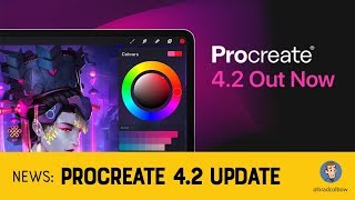 Whats new in Procreate 42  Canvas Cropping Clipping Masks Shape Tools [upl. by Gahl]