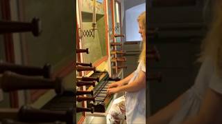 JS Bach Werner Orgel Limlingerode ev Dorfkirche Thüringen Fuge Shorts fuga [upl. by Oirretna]