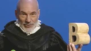 Sesame Street Patrick Stewart Soliloquy on B [upl. by Eilsehc]