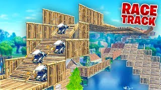 BIGGEST CUSTOM RACE TRACK EVER in Fortnite PLAYGROUND V2 [upl. by Neerac]