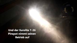 Produkttest Eurolite T36 Pinspot [upl. by Nibbor]