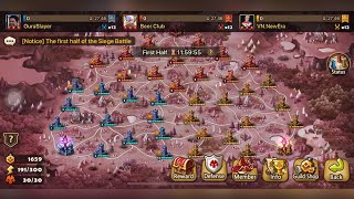 High G3 Siege War OuraSlayer vs Beer Club vs VNNewEra  Summoners War [upl. by Cirdahc]