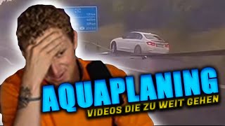 Videos die zu weit gehen Aquaplaning  Reaktion auf Fahrnünftig [upl. by Ydnar]