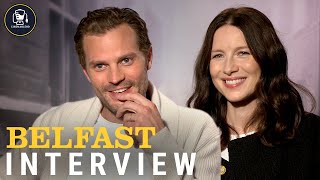 Belfast Interviews With Jamie Dornan Caitriona Balfe Ciarán Hinds amp Jude Hill [upl. by Janna]