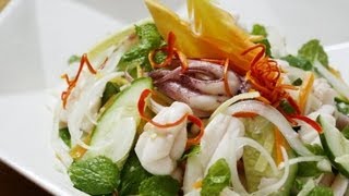 How to make Vietnamese squid salad  Goi muc  Helens Recipes [upl. by Rains]