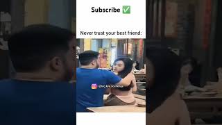 Never trust your friend 🤣😂  Subscribe for more funny videos funnyclip shortfeed [upl. by Dylane]