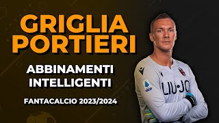 GRIGLIA PORTIERI con ABBINAMENTI Intelligenti  CONSIGLI ASTA FANTACALCIO 202324 [upl. by Coombs]