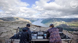 Einmusik b2b Jonas Saalbach live at Preikestolen in Norway for Cercle [upl. by Esinaj]