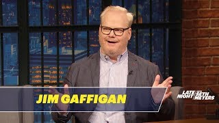 Jim Gaffigan Tripped on Stage While Performing StandUp in NYC [upl. by Branch]