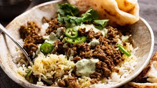 Qeema  Quick amp easy Indian curried beef mince [upl. by Attwood]