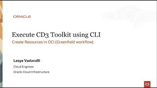 Part 6  Execute the CD3 Automation toolkit using CLI to create resources in OCI [upl. by Drallim524]