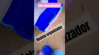 Cómo hacer organizador para el cuarto de las niñas reciclando manualidades tutorial shortvideo [upl. by Blasien]