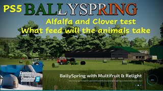 FS22… BallySpring Alfalfa and Clover test… Farm Sim22 and PS5 Console [upl. by Susy]