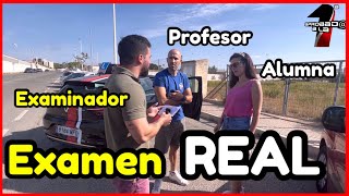 🔴El primer EXAMEN de CONDUCIR 100 REAL con nuestro quotEXAMINADORquot😎 [upl. by Ydurt]