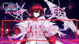 Elsword INT Morpheus 184 Birth of Origin 513 Solo dealing [upl. by Pampuch855]