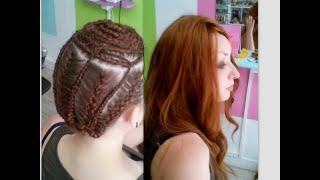 Comment poser un tissage fermé sur cheveux européens [upl. by Quartana999]