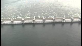 Oosterschelde Stormvloedkering  Eastern Scheldt Storm Surge Barrier [upl. by Thaddus60]