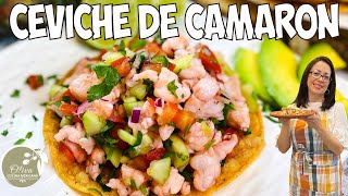 Cómo Hacer CEVICHE de Camarón Mexicano Fresco como el Mar [upl. by Casilda]