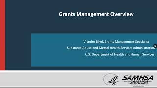 SAMHSA Screening Brief Intervention and Referral to Treatment SBIRT PreApplication Webinar [upl. by Rehotsirk]