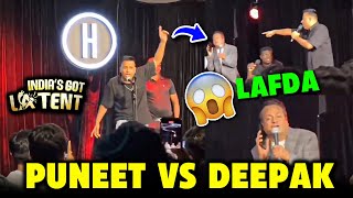 😱Puneet Superstar vs Deepak Kalal FIGHT on India has got latent  Puneet Superstar India Got Latent [upl. by Tobey]