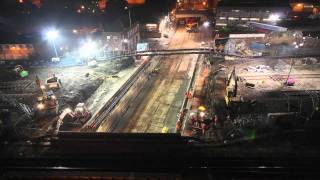 Crossrail Caversham Bridge Construction [upl. by Eisdnyl]