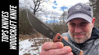 Tops Woodcraft Knife Slicey For Camp or EDC  The Sheath Challenge [upl. by Adriano919]