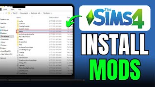 How To DownloadInstall Mods And Custom Content In The Sims 4 [upl. by Akima]