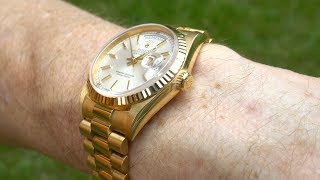 Last GREAT Rolex DAYDATE 18238 in 4k UHD [upl. by Talyah]