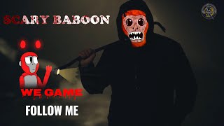 Scary Baboon The SCARIEST Gorilla Tag Fangame [upl. by Adnik696]