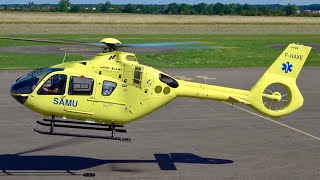 Airbus Helicopters H135 Eurocopter EC135 T3H  Startup ampTakeoff shorts video cool engineering [upl. by Sari]