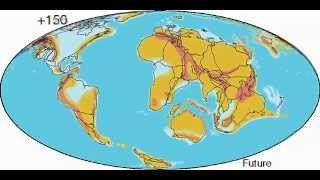 Scotese Animation Future Plate Motions amp Pangea Proxima [upl. by Lacagnia]