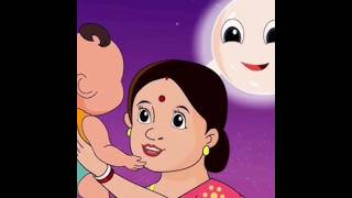 Chanda mama dur ke hindi rhymes for kids chanda cartoon childrenssong [upl. by Longfellow]