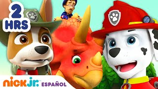 Paw Patrol Patrulla de cachorros  ¡2 horas de aventuras animales  Nick Jr en Español [upl. by Pelson]