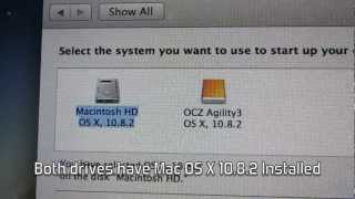 Mac Thunderbolt SSD vs Internal SATA HDD Boot Speed Test [upl. by Eberhard641]