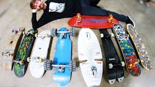 WEIRDEST BOARDS IN BRAILLE HISTORY GAME OF SKATE [upl. by Waxler]