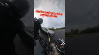 Well rip 🤣👀 subscribe banditlife bikershorts bikelife bandit fail crash ohno close call [upl. by Bunting202]