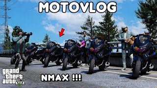 MOTOVLOG DI GTA 5  GTA 5 ROLEPLAY [upl. by Enale218]