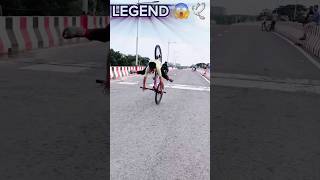 Cycle Stunt Stoppie Crash😁🕊shorts cyclestunt trending viralvideo popular funnyvideo [upl. by Eilhsa]