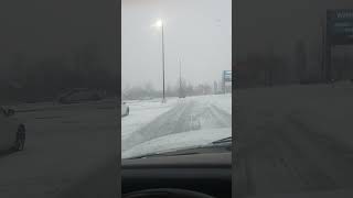 An Ontario Highway In Winter 😳 [upl. by Carrillo]